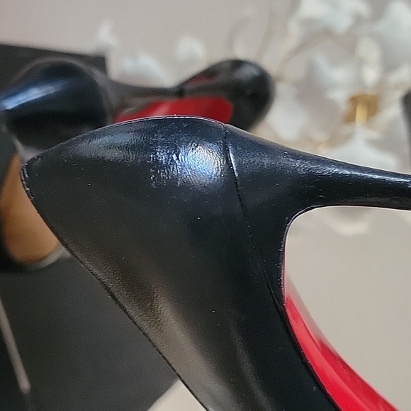 Christian Louboutin Black Kid Leather So Kate Sz 38 - Picture 15 of 16